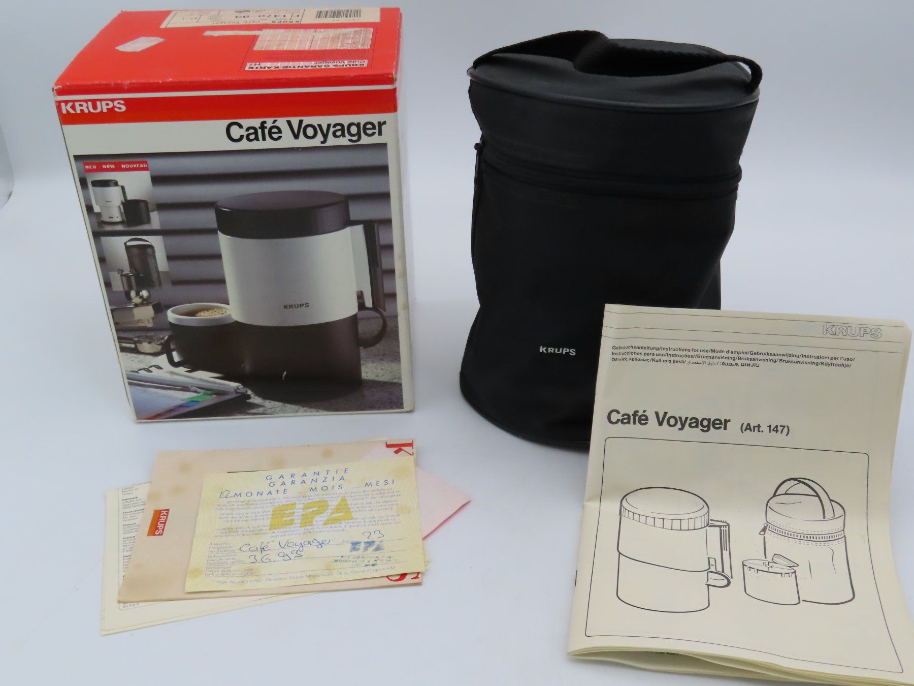 Krups Machines à café & Machines à expresso: KRUPS Café Voyager – D'occasion à Reinach BL par WBZ-Flohmarkt 1