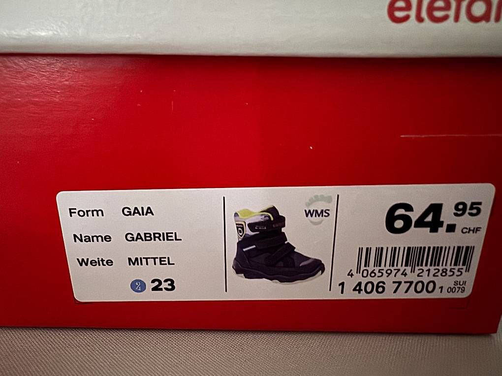 Chaussures garçon: Elefanten Tex, Grösse 23 – D'occasion à Gränichen par Lady-Chantelle 2