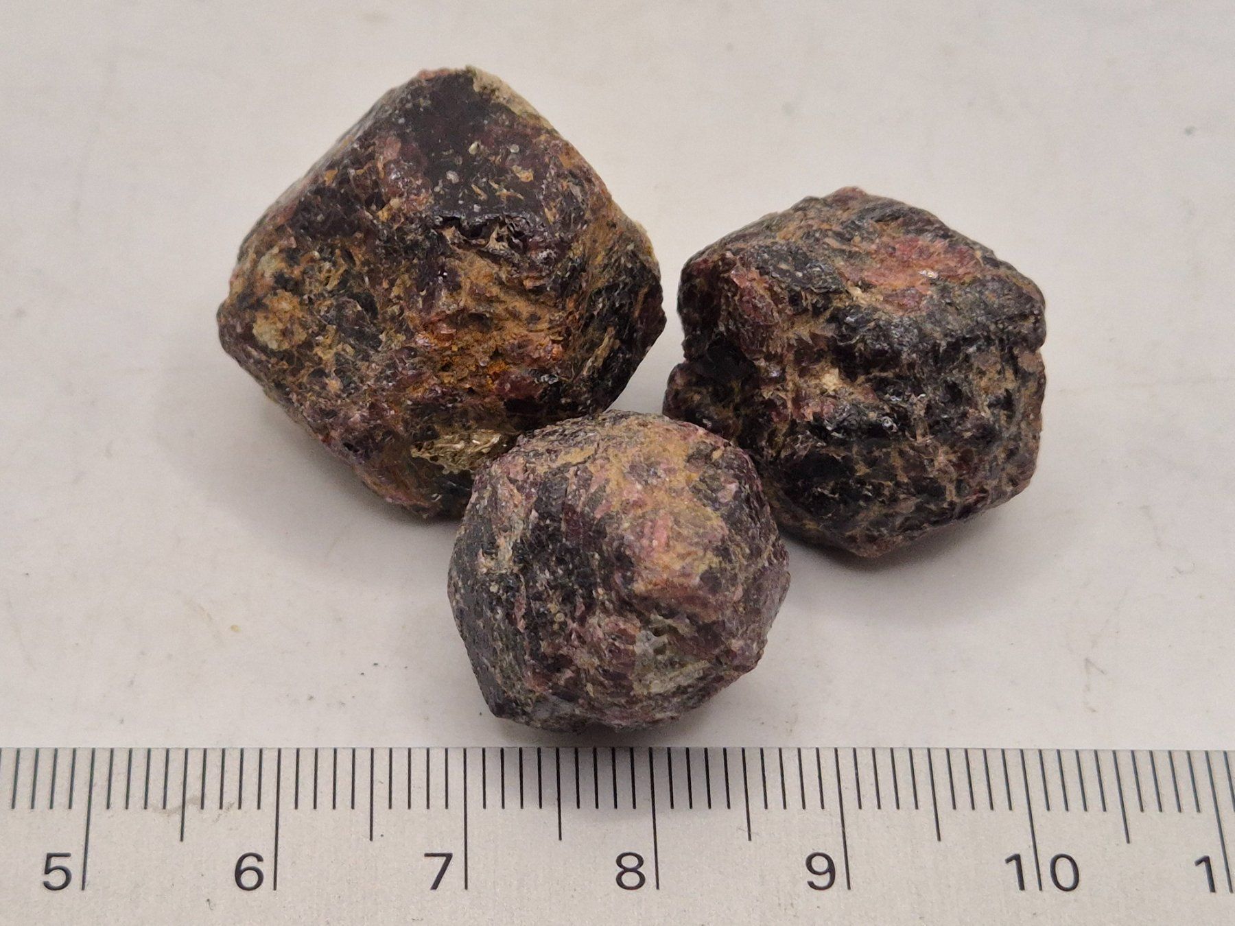 Pietre preziose: Lot Granat Almadin 230ct. – Nuovo e nell'imballaggio originale da Winterthur venduto da LukasMineralienOase 1