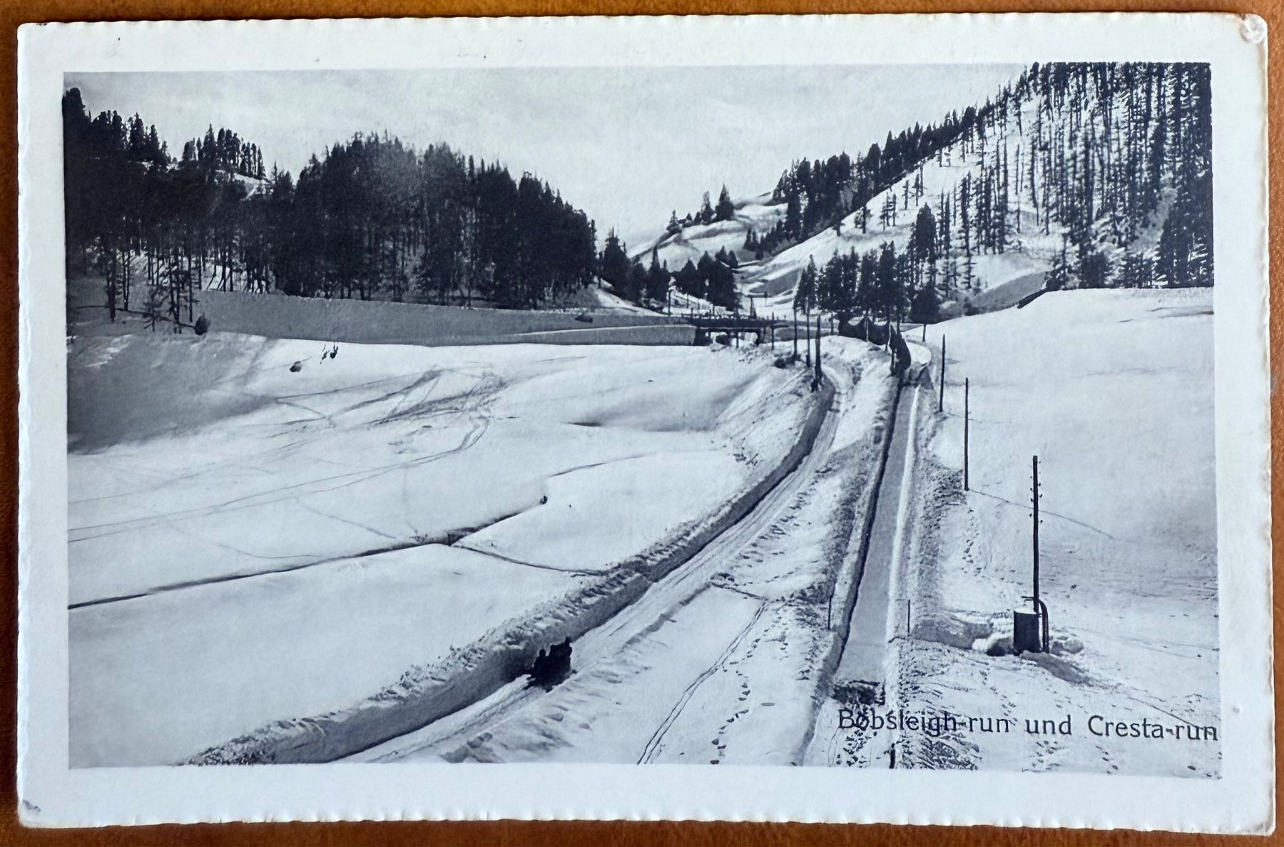 Ansichtskarten: Cresta - run - Bobsleigh 1914 – Gebraucht aus Lutry von Ediego