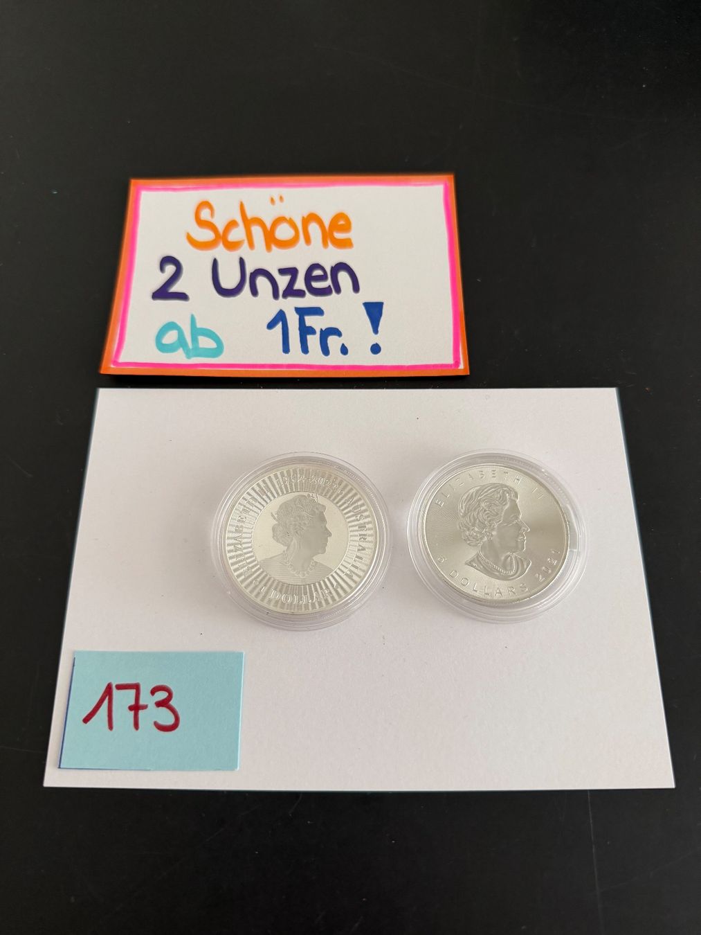 Tutti le monete: Schöne 2 Unzen – Usato da Engi venduto da kasi09