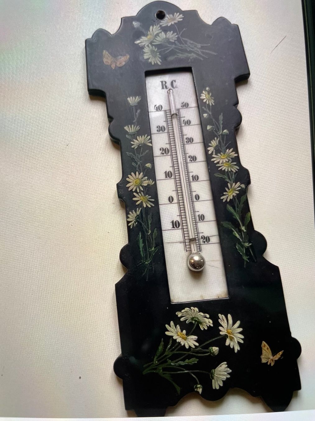 Altri elettrodomestici e apparecchi d’epoca: Thermometer  aus Holz , sehr alt – Usato da Hausen am Albis venduto da Werk3