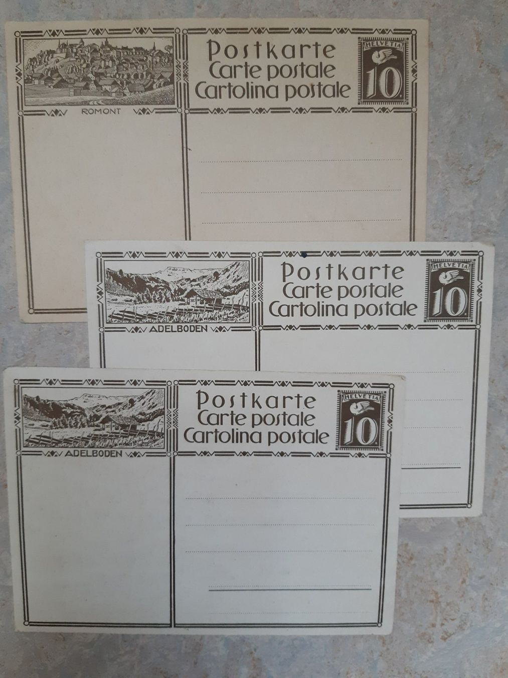 Cartoline postali: Ancien entier postal suisse. Non circulé – Nuovo (secondo la descrizione) da Biel/Bienne venduto da Ligurie