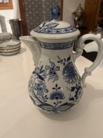 Lorenz Hutschenreuther Kaffeekanne, blau-weiss,Top Zustand!
