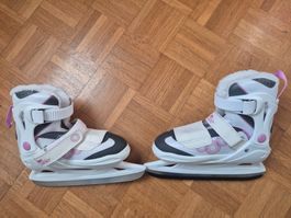 Schlittschuhe weiss/rosa Gr. 33 - 37
