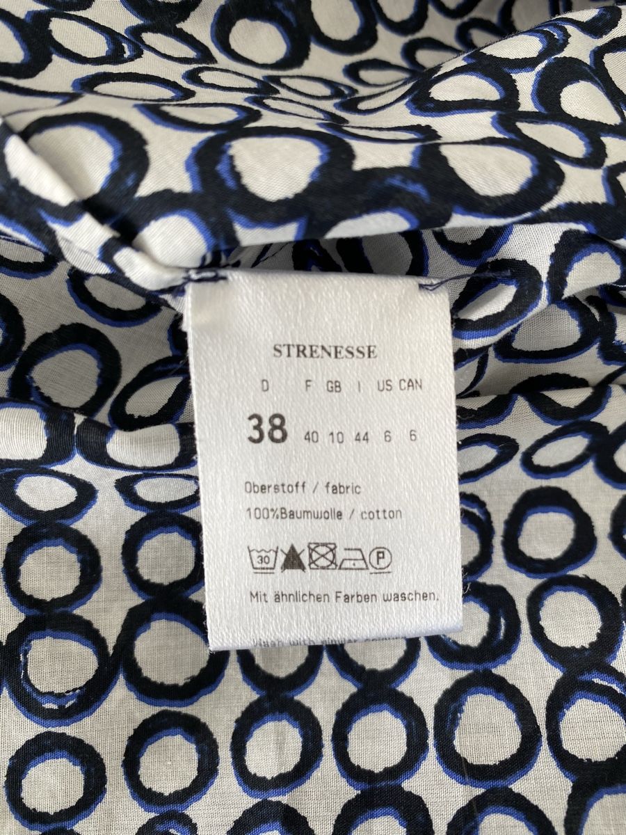 Strenesse Camicette: STRENESSE BLUE  Bluse Gr.38, blau-weiss – Usato da Schaffhausen venduto da Fie 6