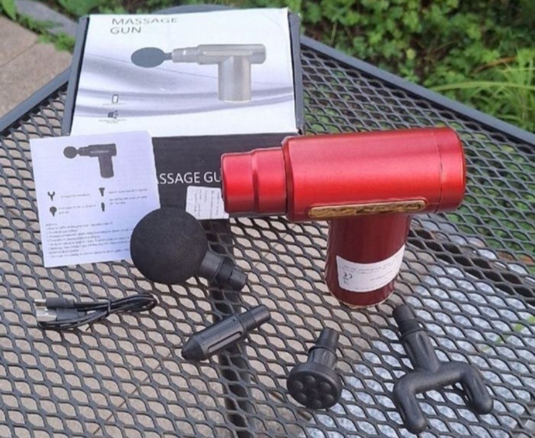 Dispositivi per massaggi: Mini Massage Gun, Rot, NEU. – Nuovo e nell'imballaggio originale da Zuzgen venduto da kup_dmw7 5