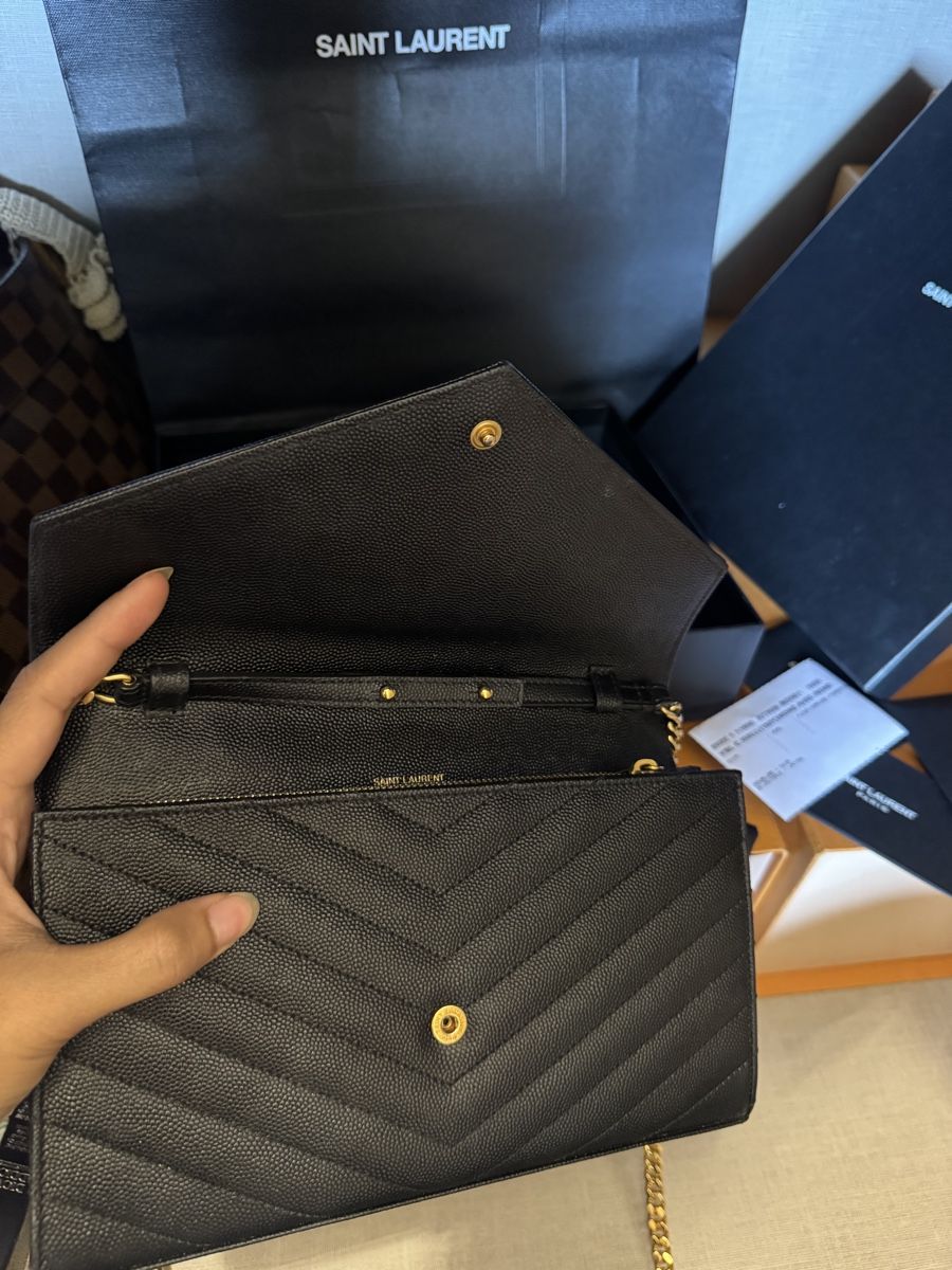 Saint Laurent Borse da donna: Saint Laurent Classic Chain Wallet (WOC 9) Full set – Usato da Widnau venduto da Pukpan_99 6