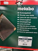 Kreissägeblatt Ø 230 X 30mm Z60 WZ 5° von Metabo Art.6.28085