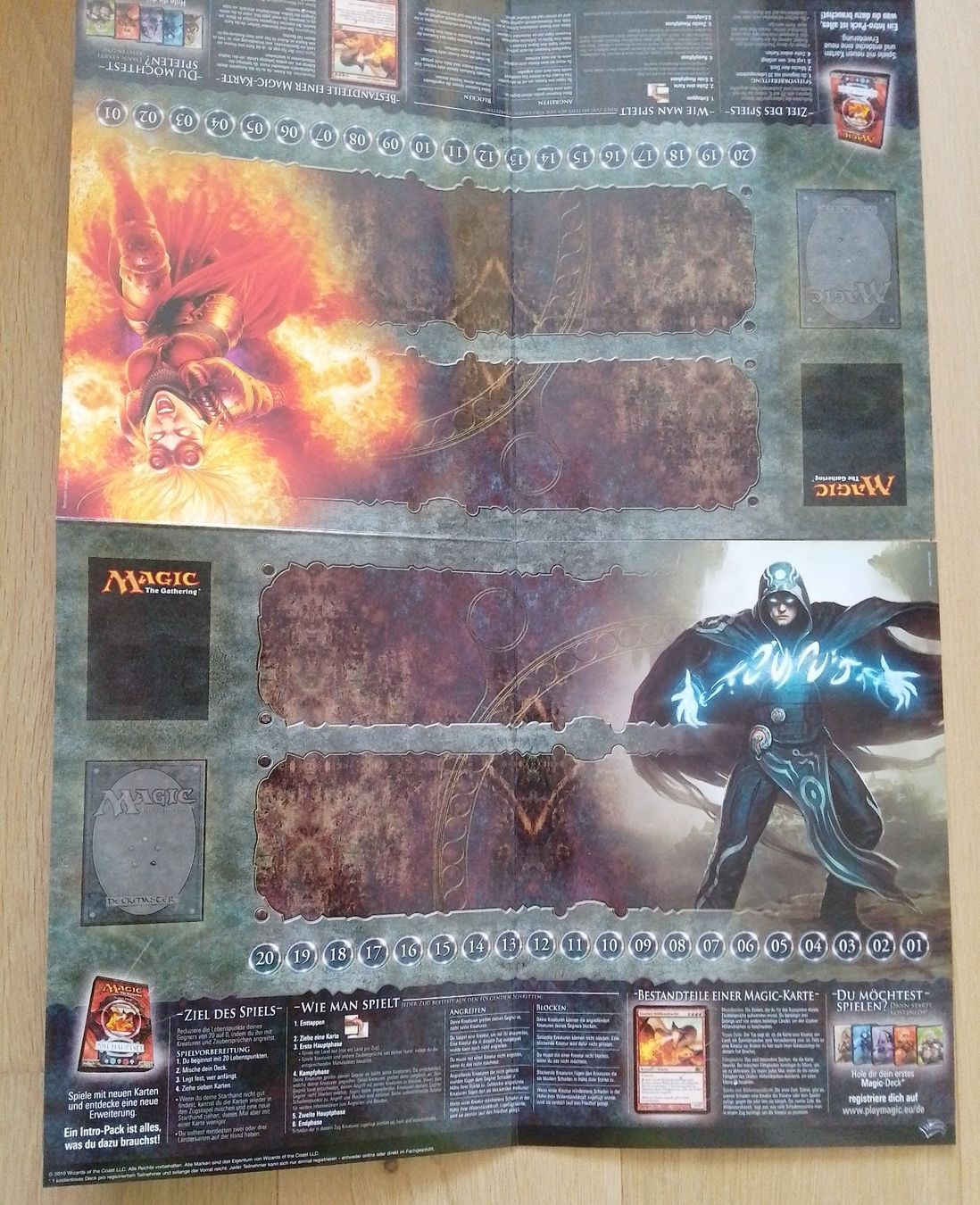 Magic The Gathering Carte collezionabili: Magic the Gathering Spielmatte Worldwake / Planeswalker – Usato da Wohlen AG venduto da salamanderspielwaren 1