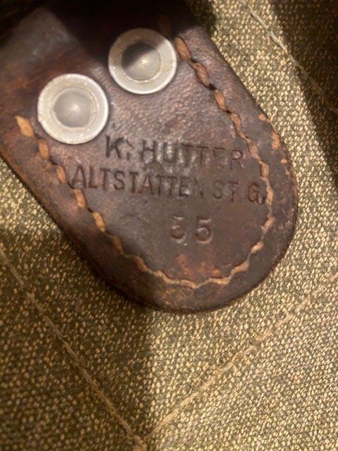 Schweizer Armee Zaini: MILITÄR RUCKSACK 1955  CH ARMEE – Usato da Chur venduto da silbermon 4
