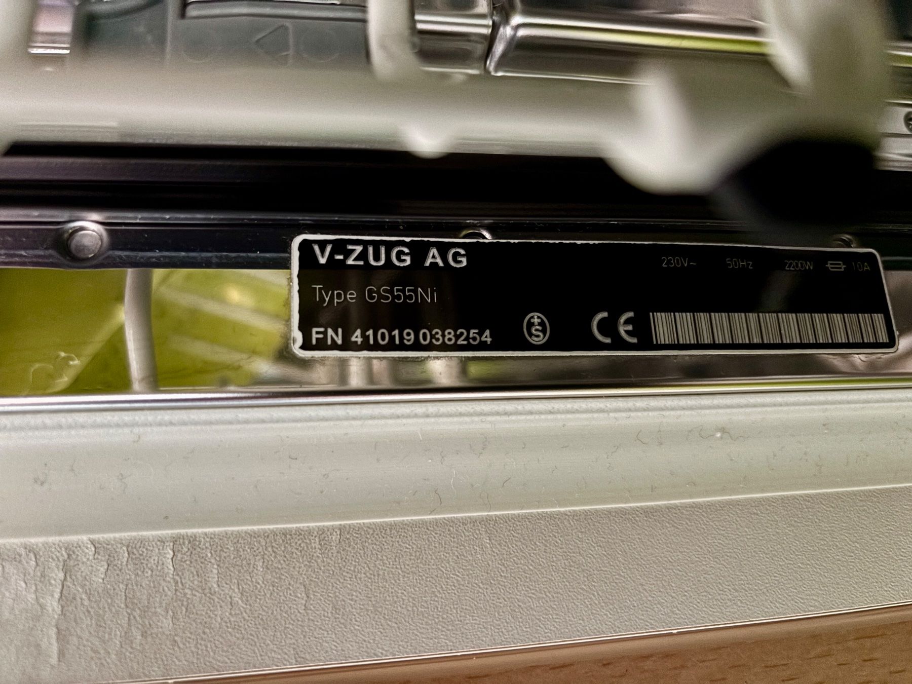 V-Zug Lavastoviglie: Adora N 55cm – Usato da Hettlingen venduto da ideae 5
