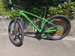 Grünes Scott MTB  Ramengrösse 40cm Radgrösse 27.5