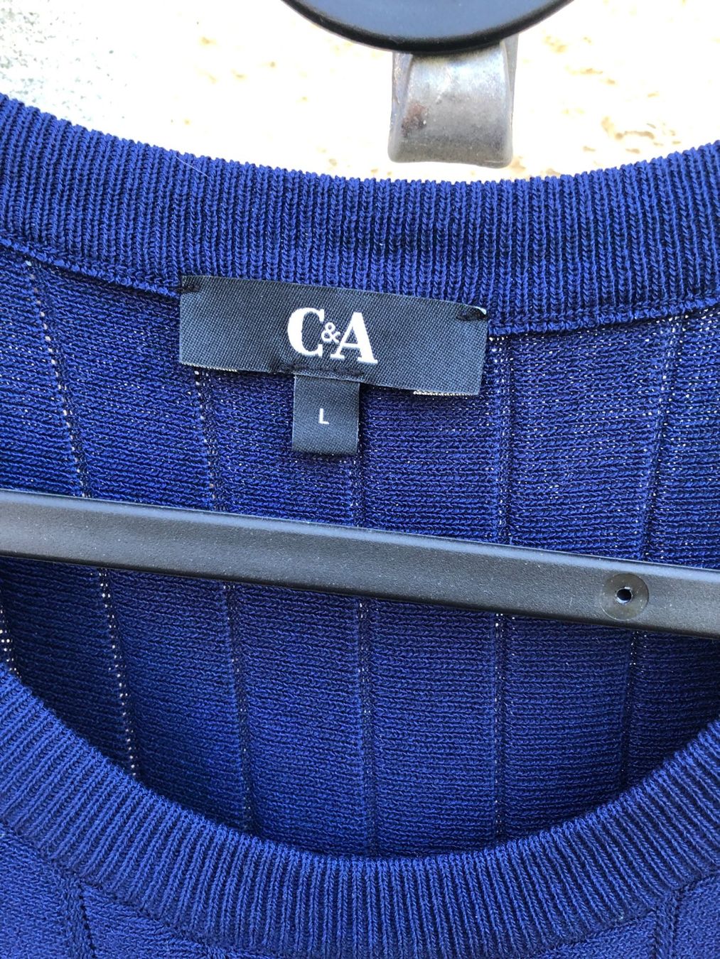 C&A Top: C&A dunkelblaues Sommer-Top L – Usato da Wädenswil venduto da Pixie_ 1