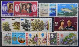 Bermuda British Lot mit alten Werten XI