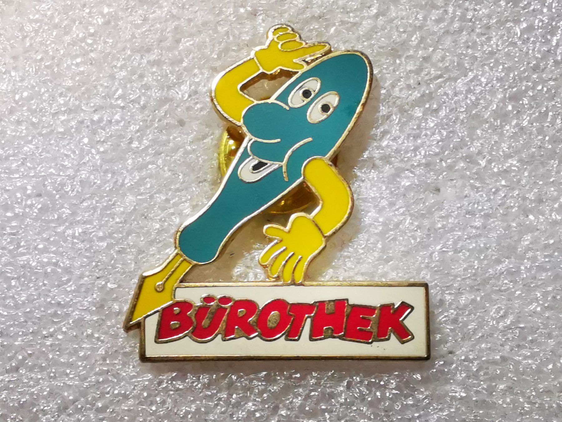 Placchette & Badge: Ansteckpin 52: Bürothek – Usato da Oppligen venduto da Pin-Fall-Shop
