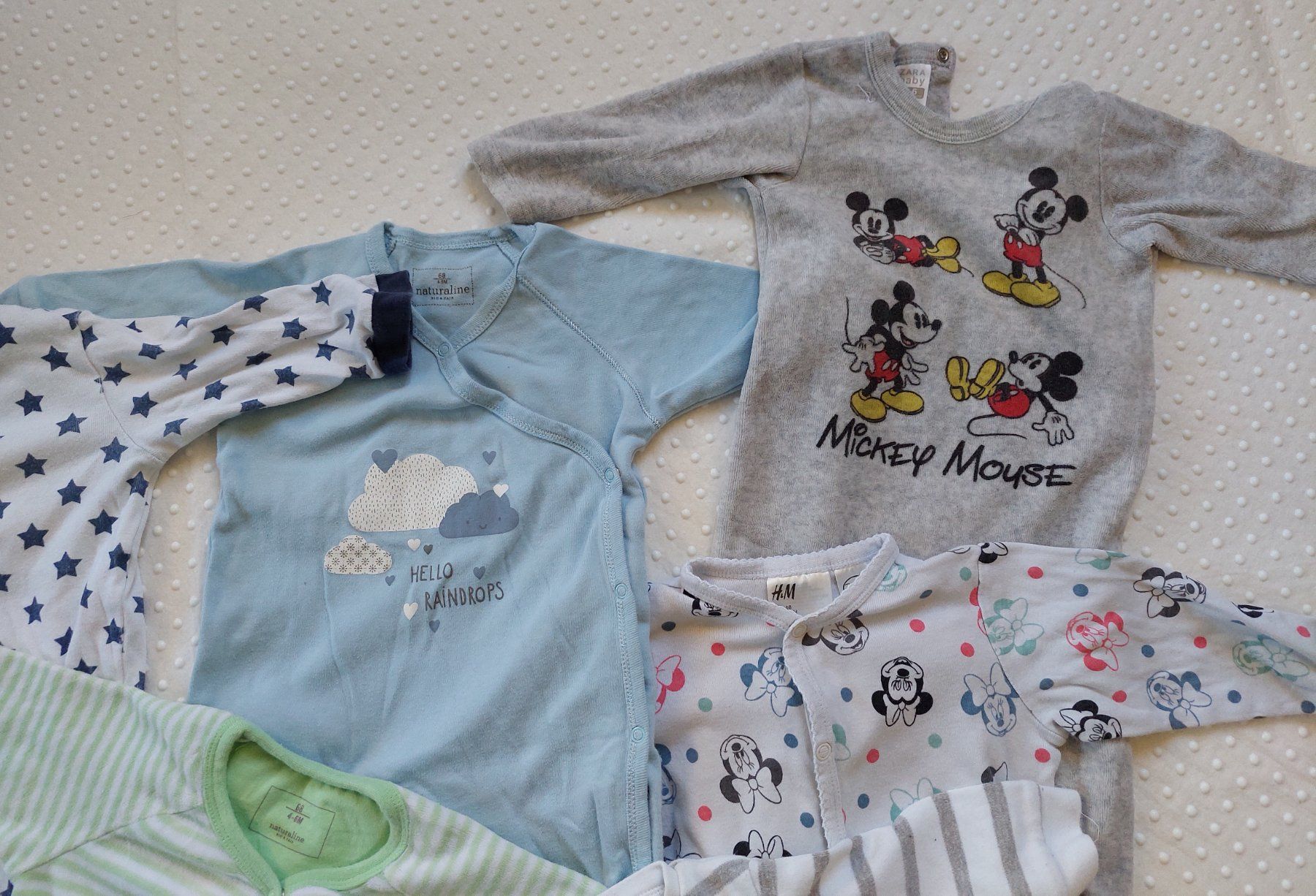 Lotti & Set di vestiti: 6 kuschelige Baby Strampler, Grösse 68 – Usato da Gysenstein venduto da joshuas81 2