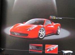 Kleiner Hot Wheels Ferrari Katalog von 2010