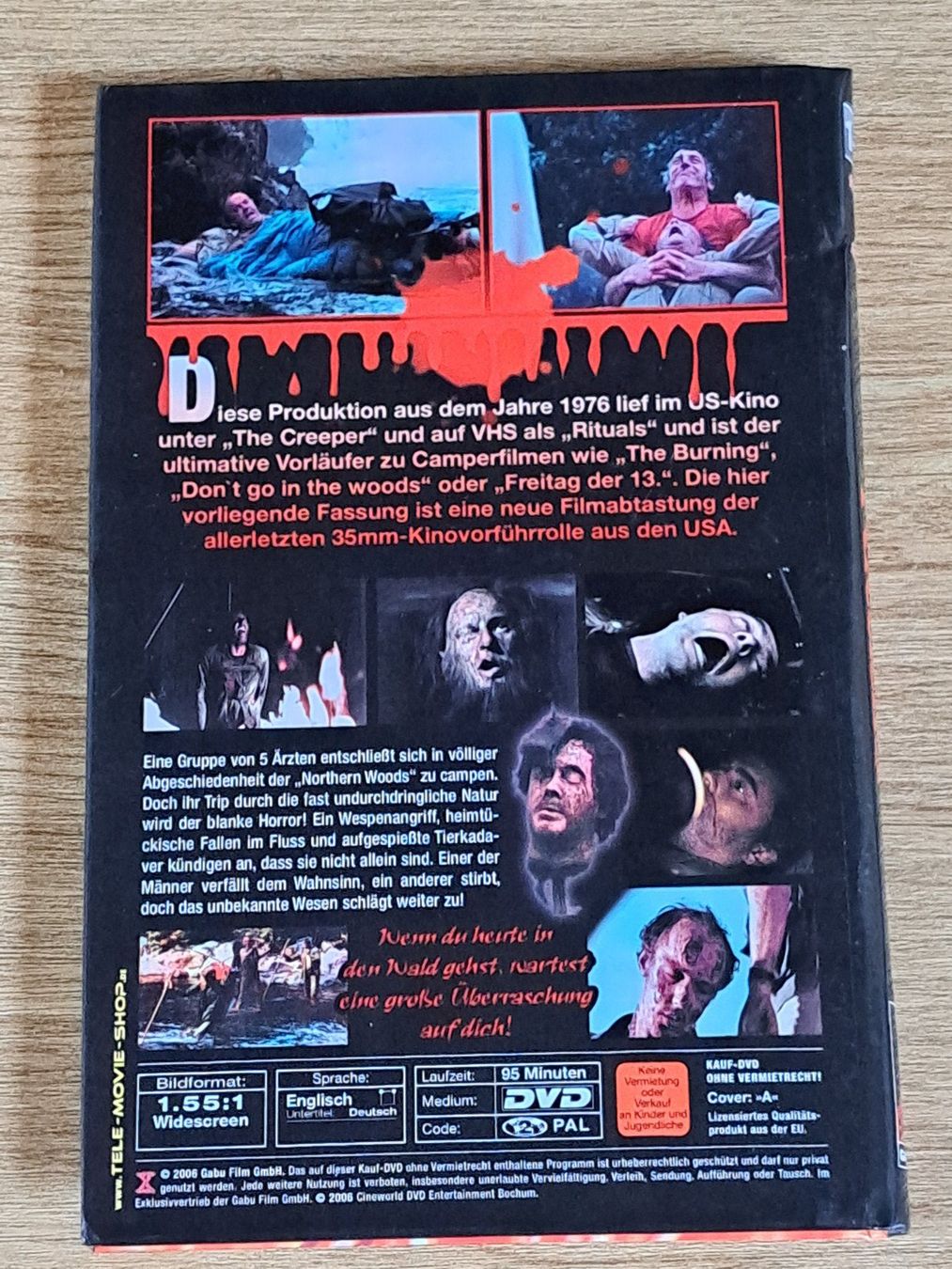 Alle DVDs: DVD RITUALS, Grosse Hartbox, UNRATED VERSION 95 Min. X-1-77 – Gebraucht aus Unterseen von Kanica 2