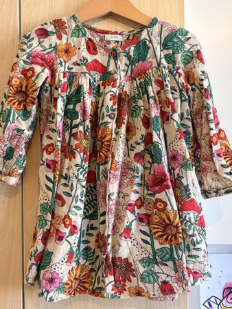 Kleid Next geblümt in Grösse 98 cm 2-3 Jahre
