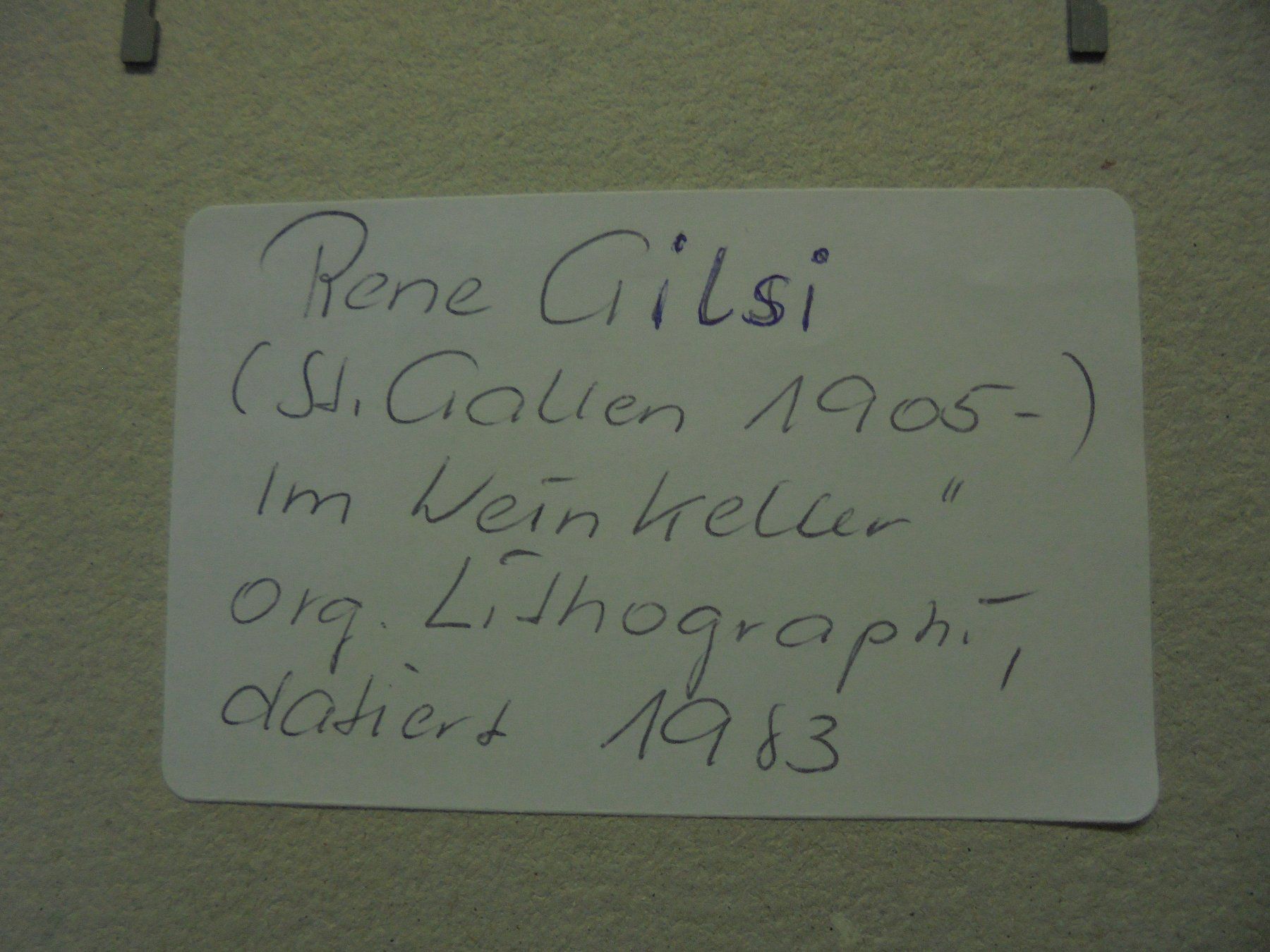 Dipinti: Rene Gilsi St. Gallen 1905 – Usato da Altstätten venduto da antikundart 2