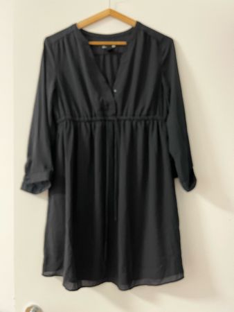 Maternity Black Dress / Blouse Size S