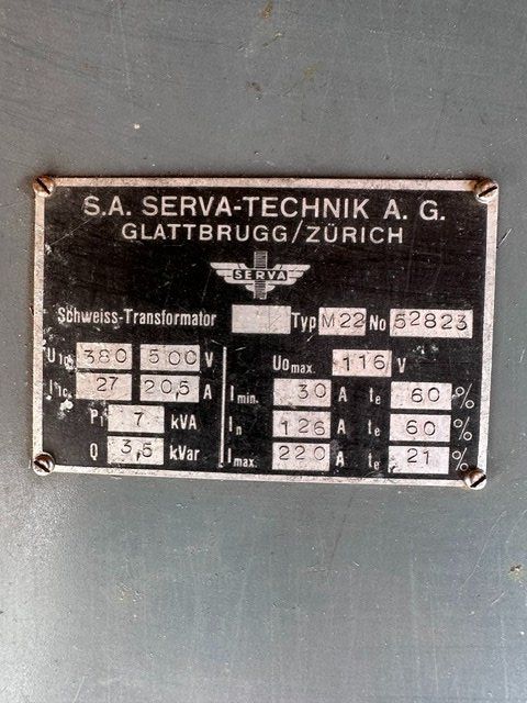 Löten & Schweissen: Schweisstrafo 7kVA – Gebraucht aus Urnäsch von saentis16 2