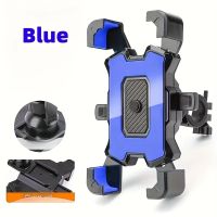 Stabile Handyhalterung Velo Fahrrad Motorrad schwarz blau