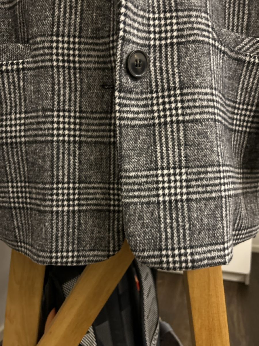 Cappotti: Stylish Checkered Blazer - Perfect for Spring/Autumn Layer – Nuovo (secondo la descrizione) da Zug venduto da luc_8rvs 4