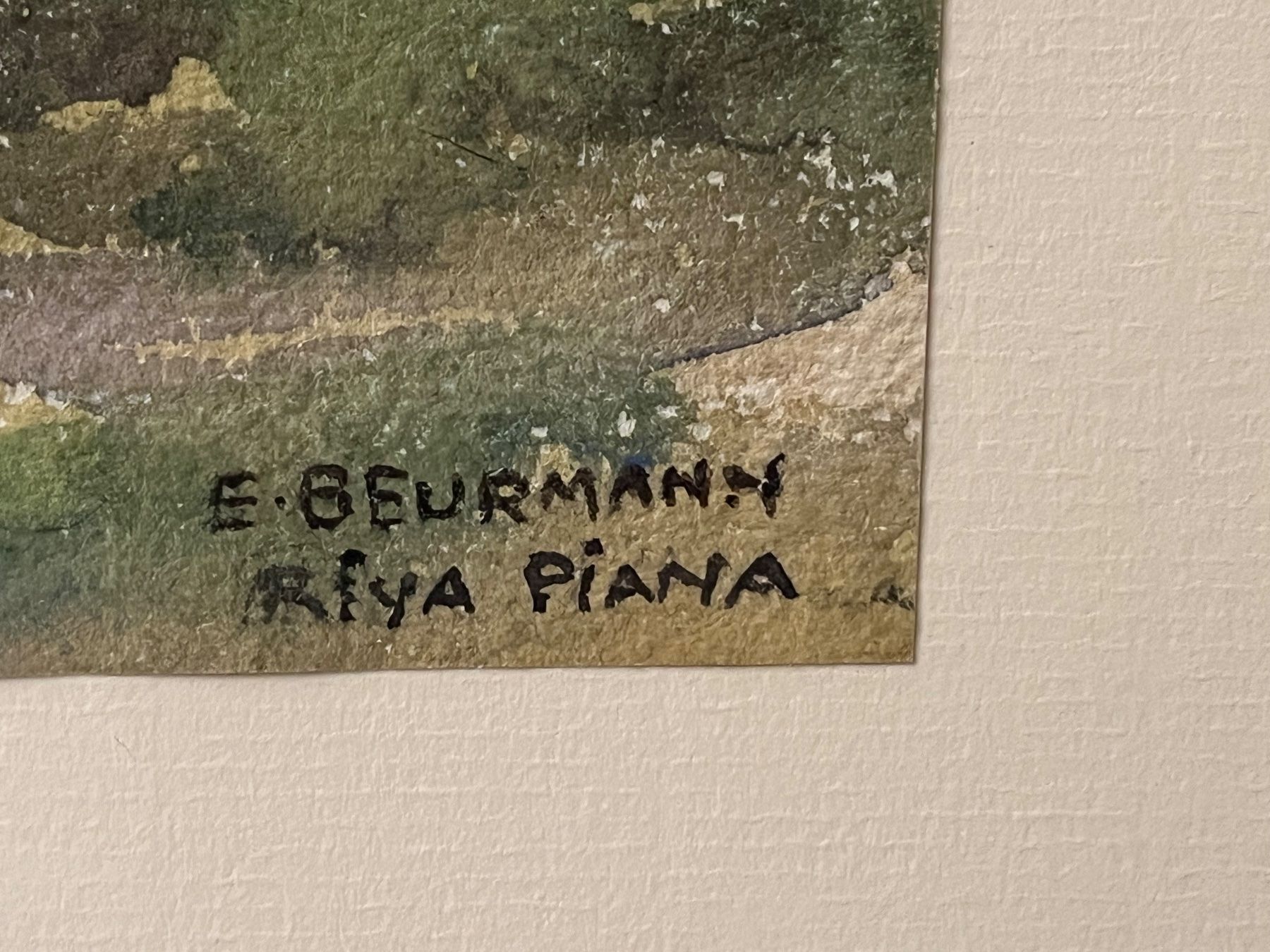 Gemälde: E. BEURMANN Original Gemälde – Gebraucht aus Basel von PAUL_ART 7