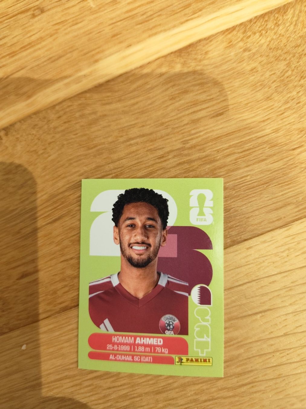 Panini Carte collezionabili: Panini WM 2026, QAT 5, Ahmed – Usato da Aarburg venduto da gloeckgloeck