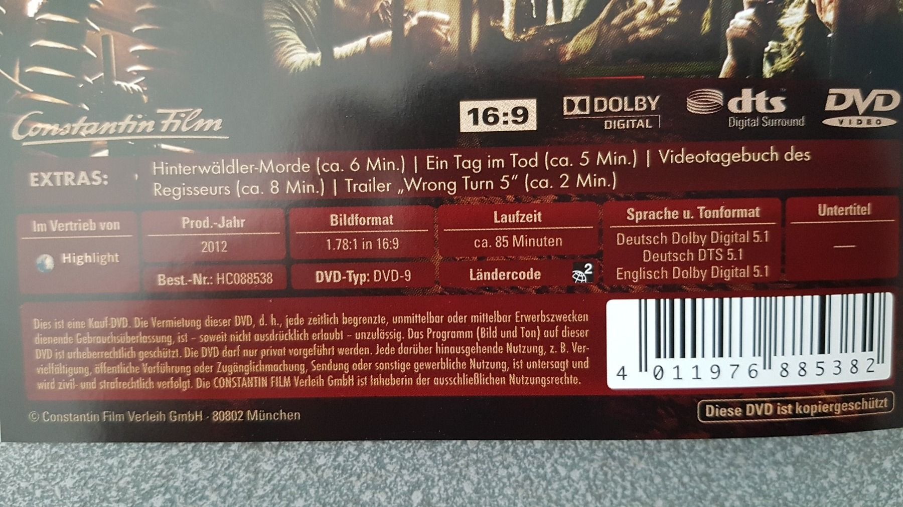 Tutti i DVDs: DVD Wrong Turn 5 – Usato da Oetwil am See venduto da fineli2 1