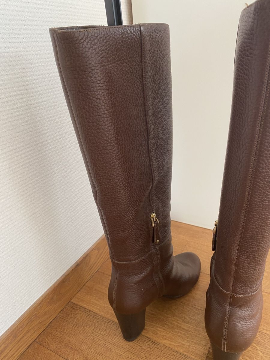 Scarpe da donna: Damen Stiefel braun Leder – Usato da Buchs Ag venduto da Cleaudia 3