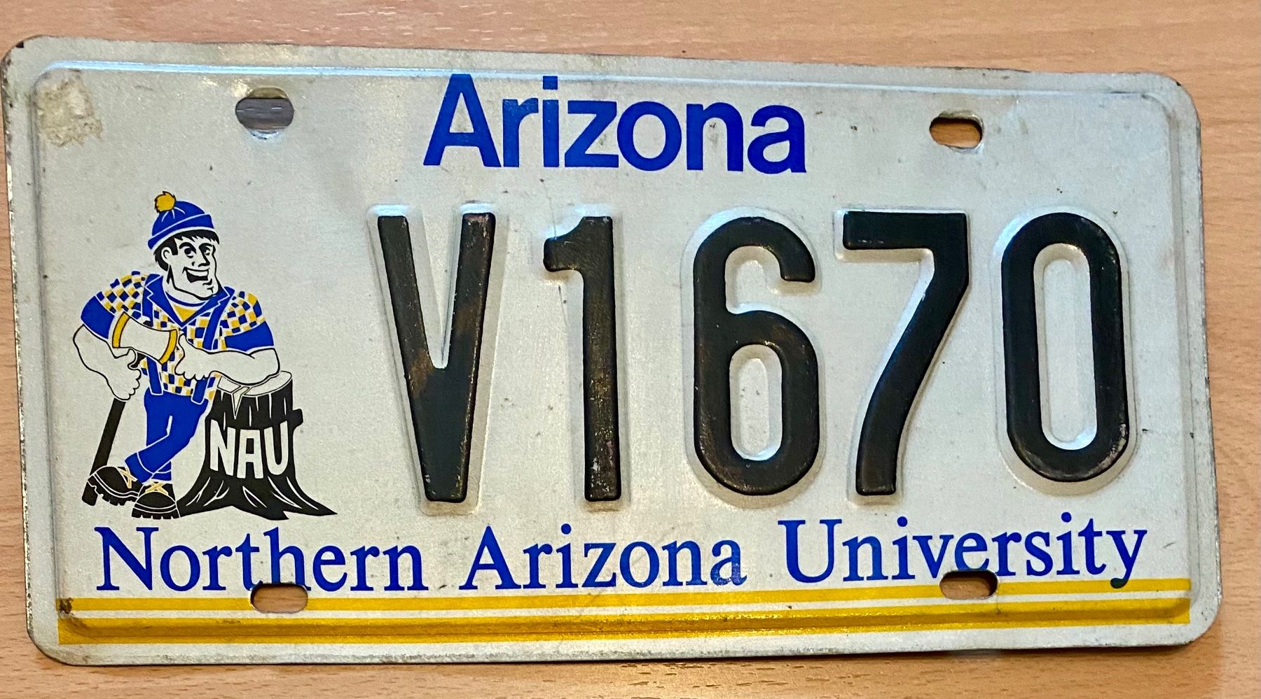 Insegne: US Nummernschild Arizona V1670 – Usato da Wolfhalden venduto da 19651979