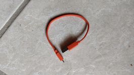 MicroUSB auf Typ C orange 15 cm gebraucht