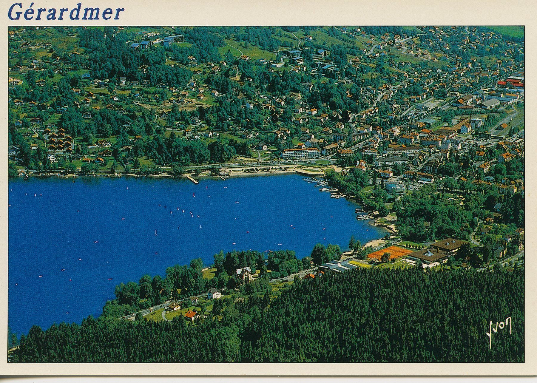 Ansichtskarten: Postkarte ungelaufen Gerardmer – Gebraucht aus Liesberg von Mikado1965