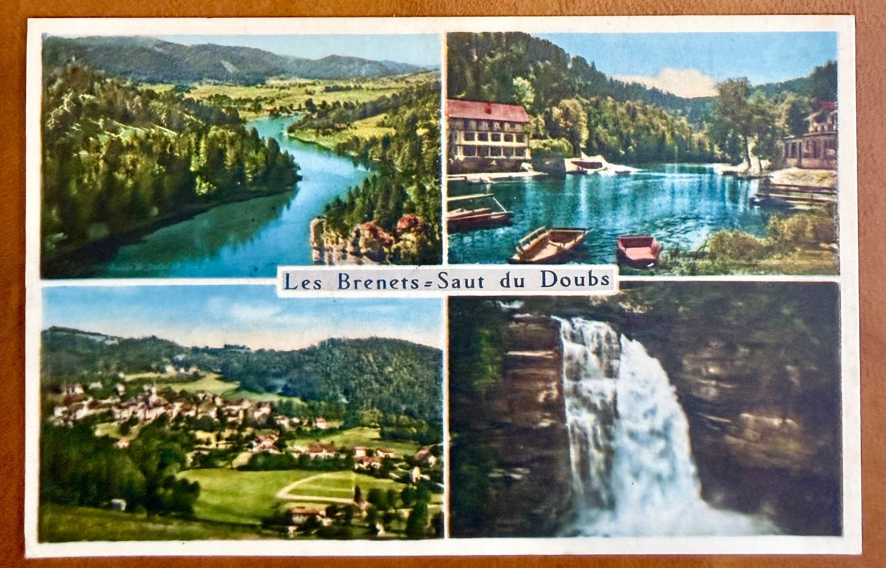 Cartoline postali: Les Brenets - Saut du Doubs. 1950 – Usato da Lutry venduto da Ediego
