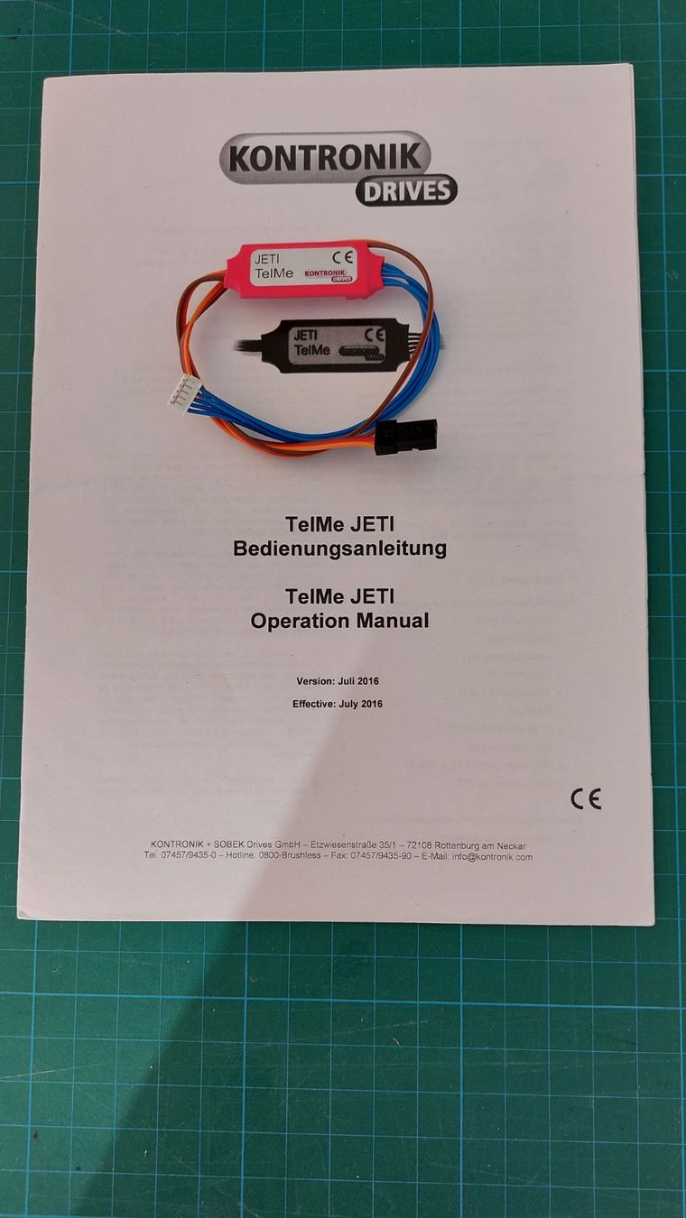 Jeti RC Kits de montage: Kontronik JETI TelMe – D'occasion à Hünenberg par sch_6qfz 1