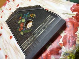Zither Guitarr Harp Violin Harfen Arpis Waldharfe Harfe