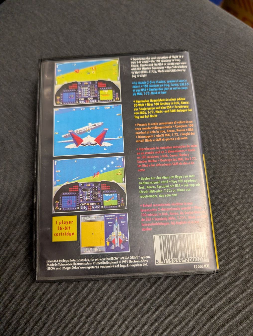 Giochi: F22 Interceptor Sega Mega Drive – Usato da Giubiasco venduto da Ticinerd 1