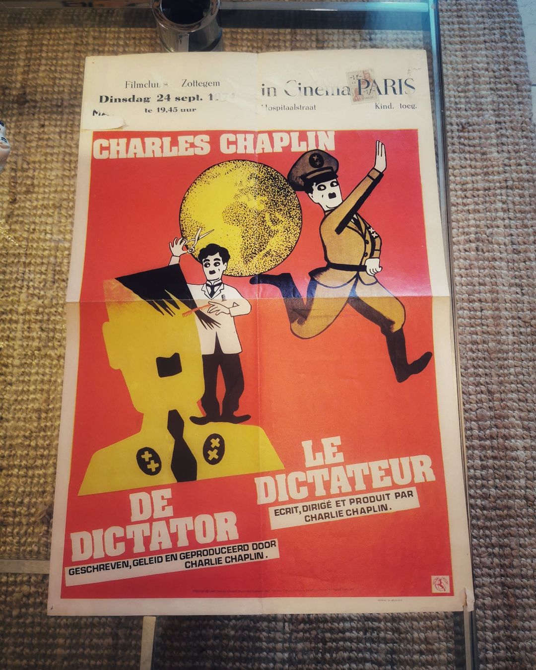 Foto & Immagini: Affiche vintage Charlie Chaplin 1968 – Usato da Montreux venduto da LeVintage33