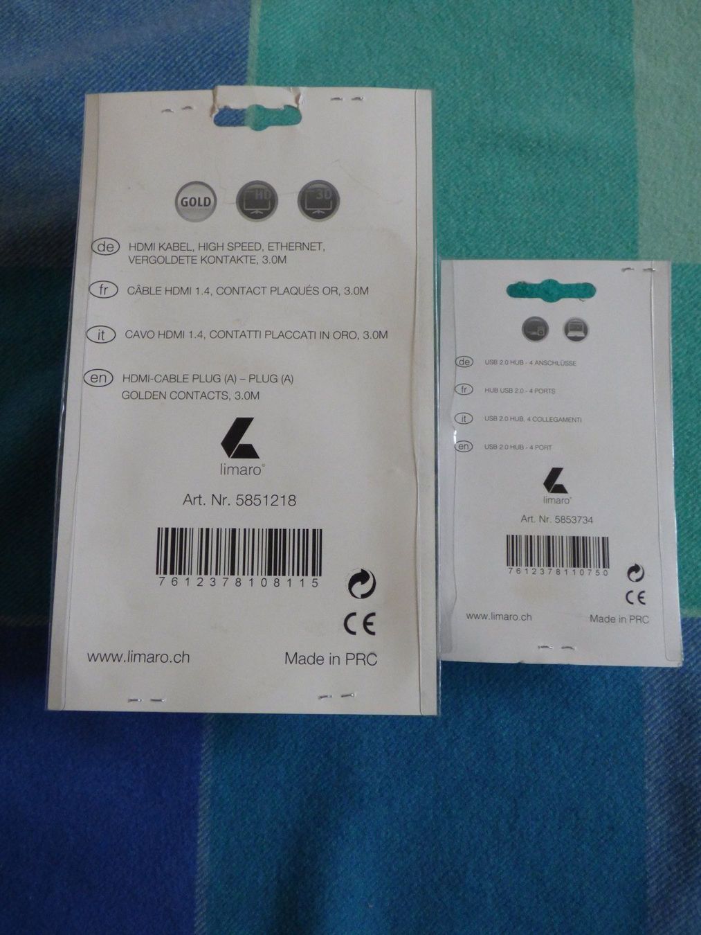 Cavi: HDMI-Kabel 3m & USB Hub (Neu) – Nuovo e nell'imballaggio originale da Zürich venduto da Goulliver 2