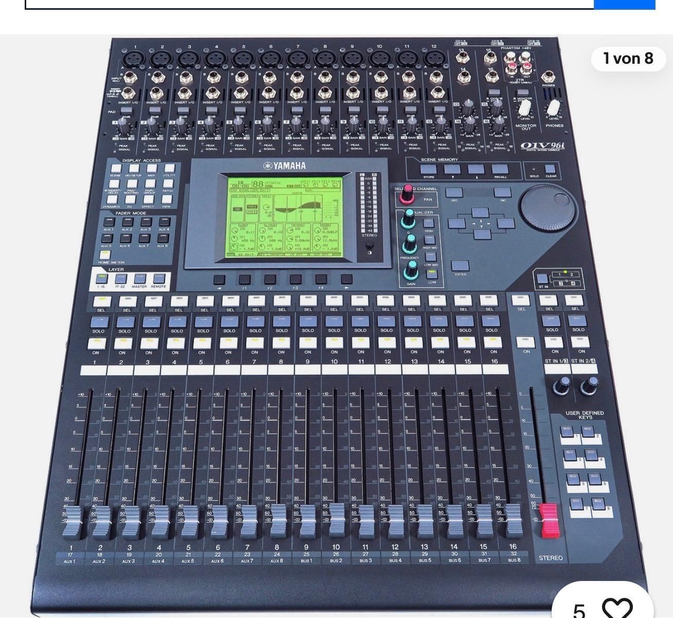 Yamaha Mischpulte: Yamaha 01V 96i – Gebraucht aus Chêne-Bougeries von Bambideluxe