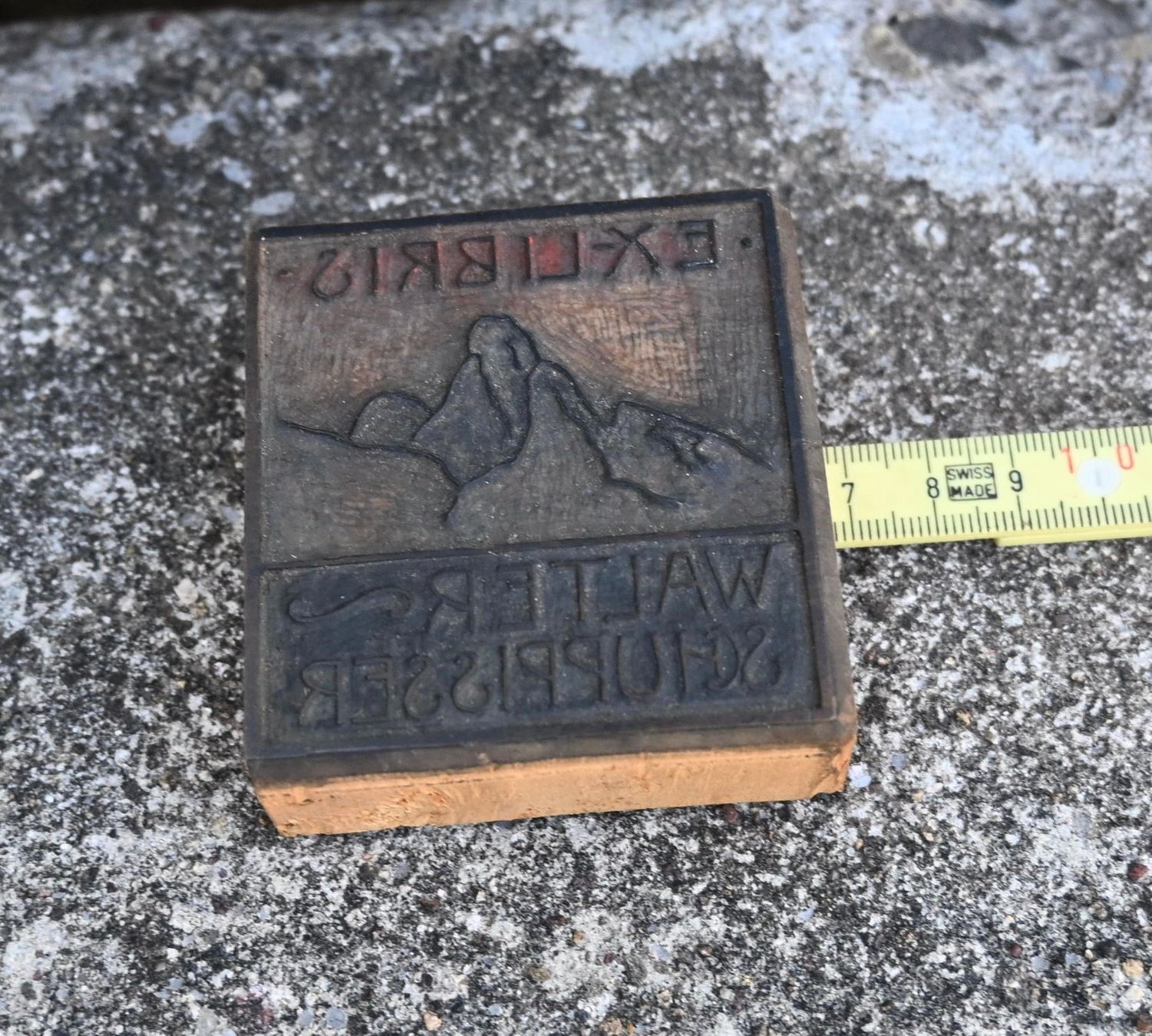 Timbri: antiker Exlibris Holzstempel BERG – Usato da Pfaffhausen venduto da mono_rec 1