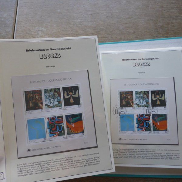 Tutti i francobolli: BLOCKS / BOGEN - Sammlung   PORTUGAL   siehe 75 Bilder – Usato da Egliswil venduto da Trens01 7