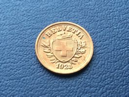 1 Rappen 1925 Unzirkuliert stgl