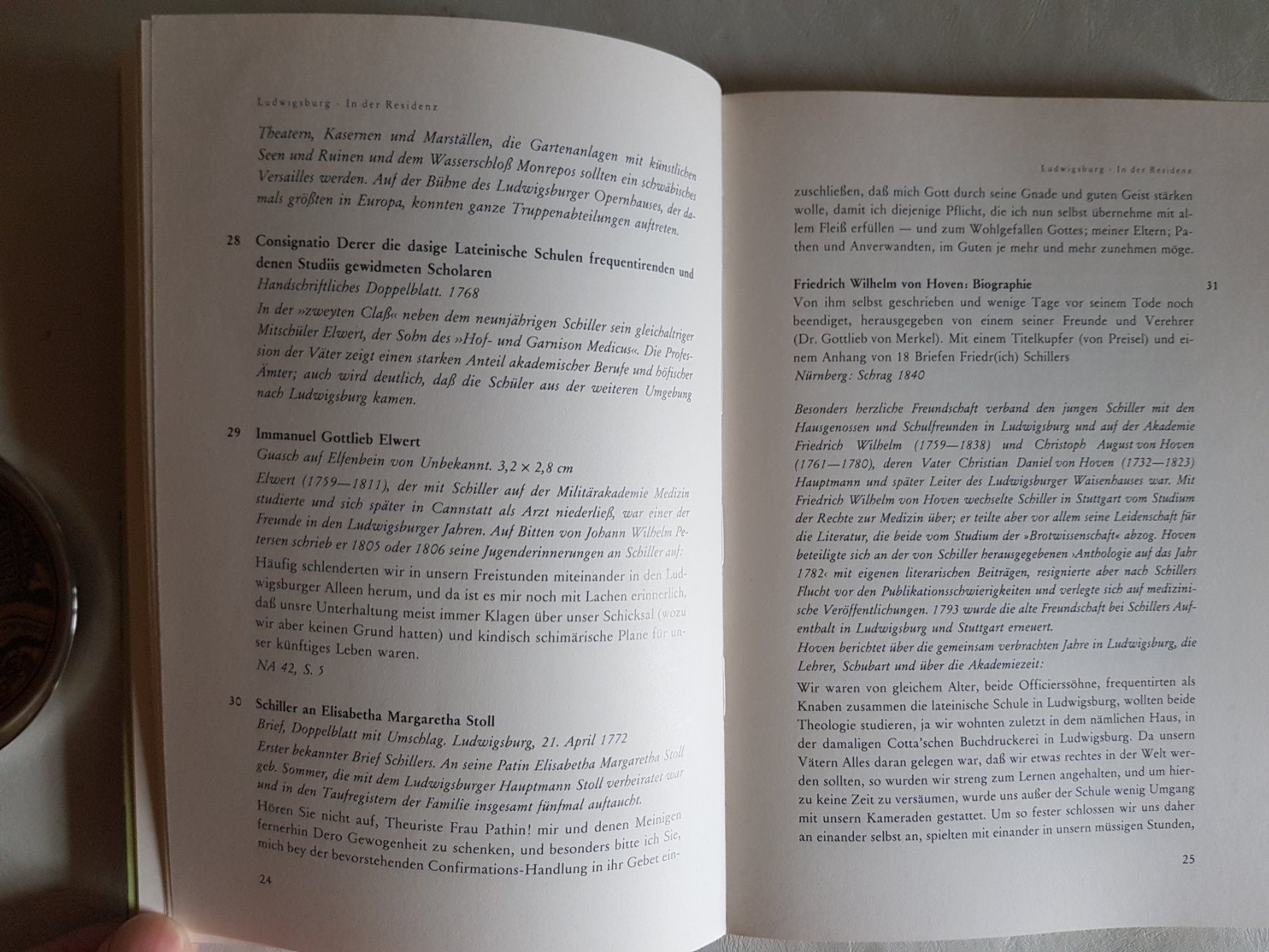 Libri: Schiller 1980 Nationalmuseum Marbach – Usato da Walterswil BE venduto da Lonitti 5