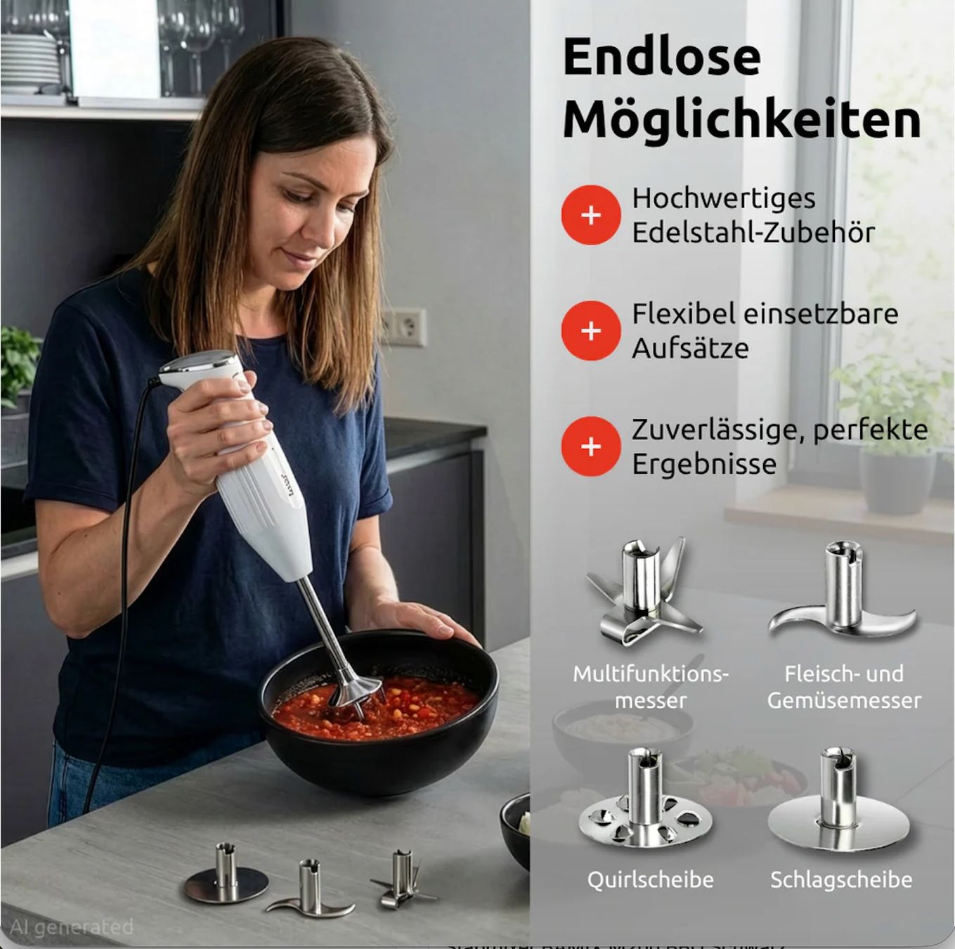 Bamix Elettrodomestici da cucina: Stabmixer BAMIX M200 BBQ Schwarz – Usato da Zollikerberg venduto da AnniP 4