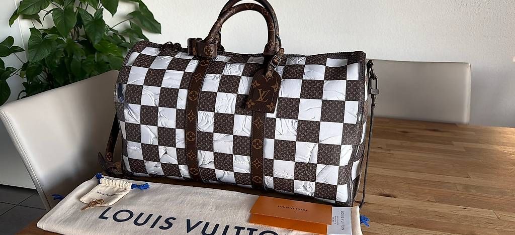 Louis Vuitton Taschen: Louis Vuitton Keepall 50 Chess – Neu und originalverpackt aus Wangen ZH von alexia022 1