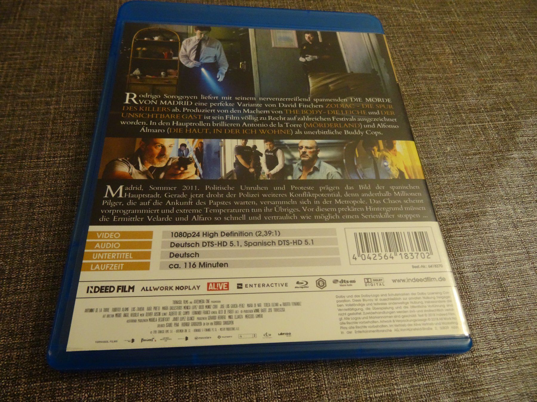 Tutti i DVDs: Blu-ray Die Morde von Madrid – Usato da Olten venduto da Disc-Verkauf 2